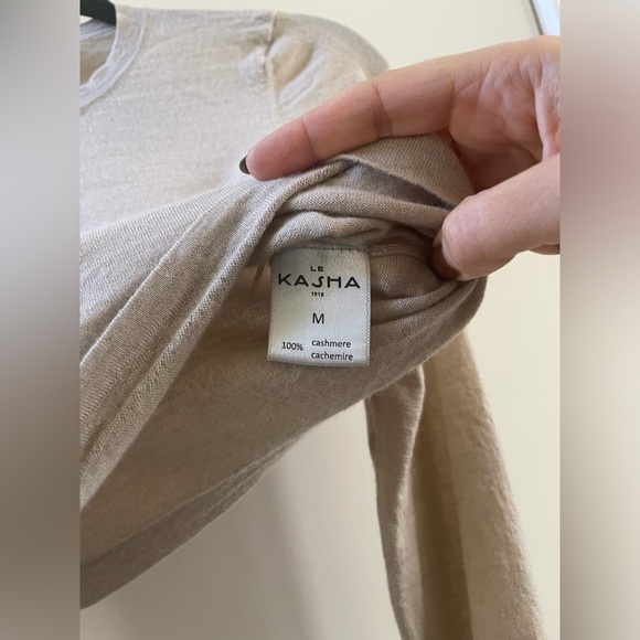 Le Kasha cashmere crop sweater - Picture 4 of 4